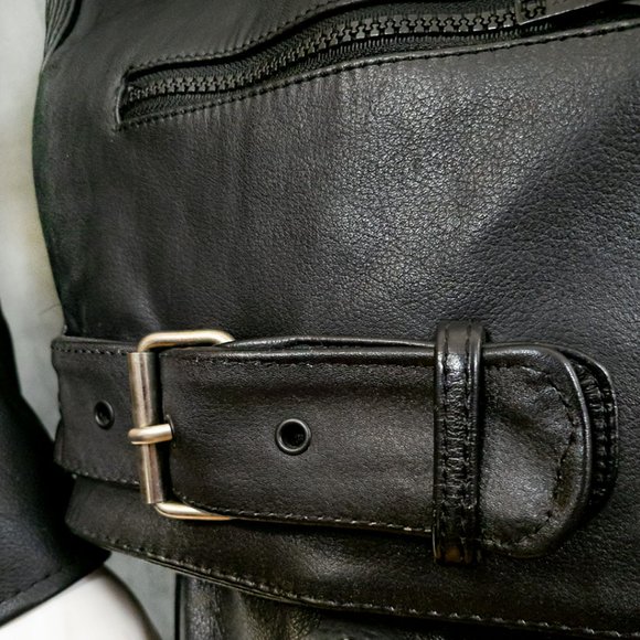 Vintage Leather Motorcycle Jacket | Open Road Collection - Picture 9 of 15